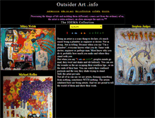 Tablet Screenshot of outsiderart.info